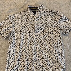 Denim & Flower Navy and White Floral Shirt